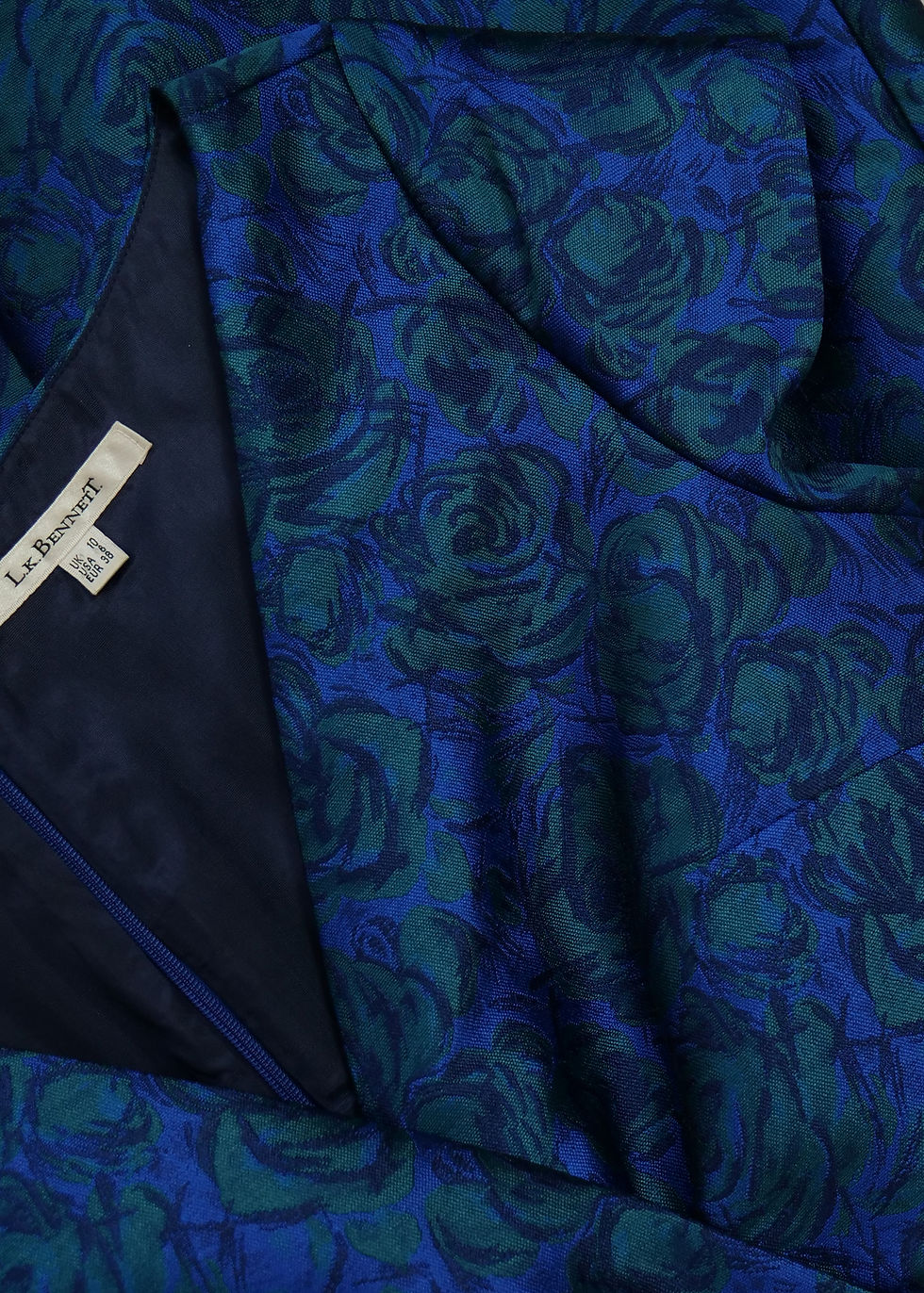 Thumbnail: L.K. Bennett Rose Jacquard Dress | UK 10