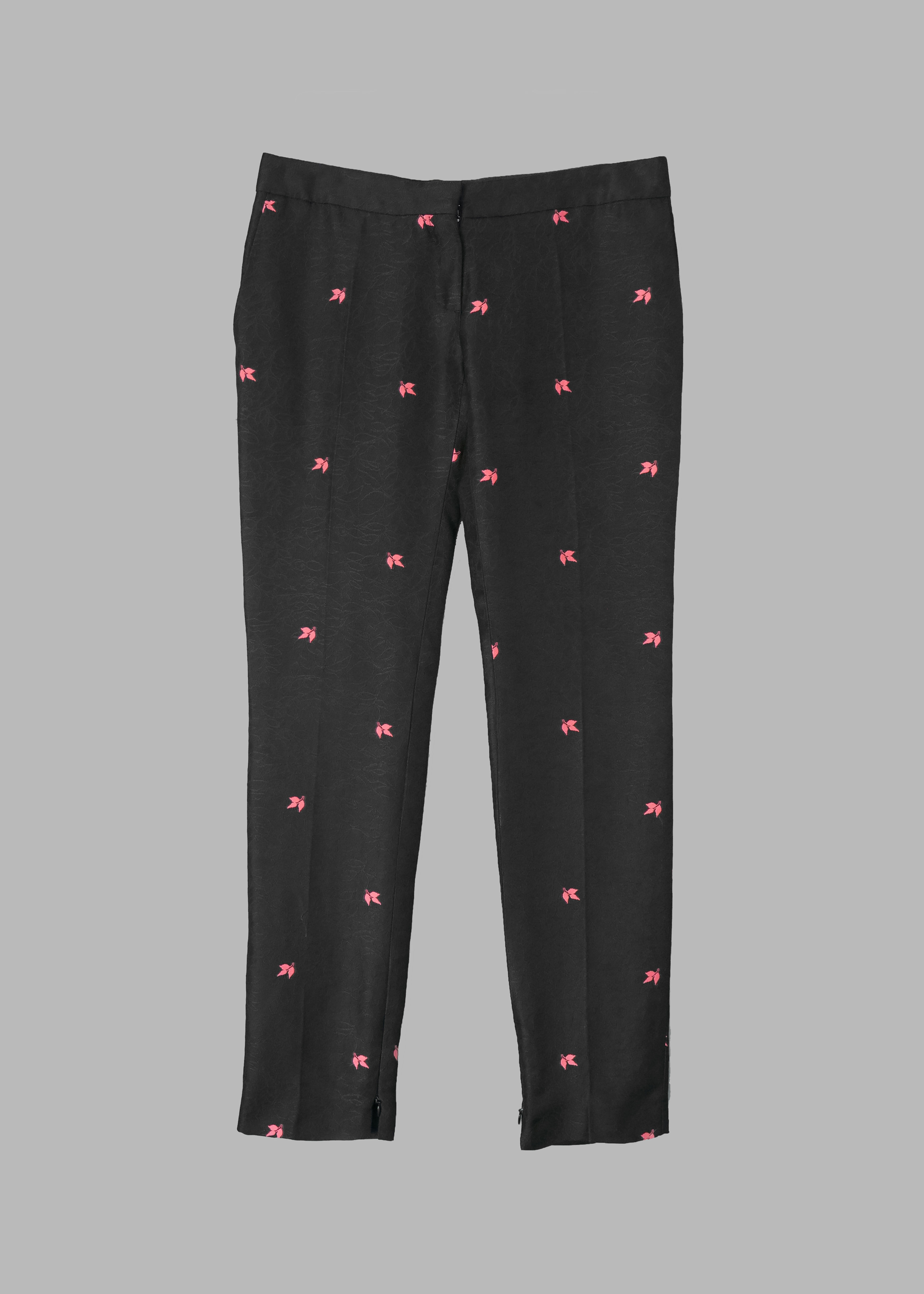 Mulberry Floral Jacquard Trousers | UK 12