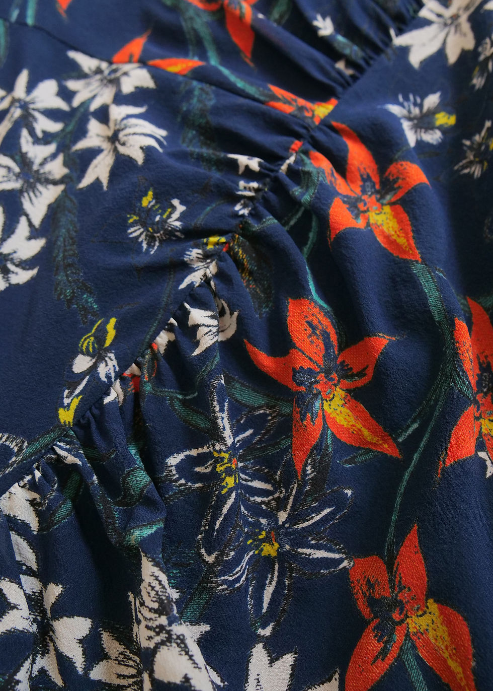 Thumbnail: Whistles Floral Print Silk Dress | UK 12