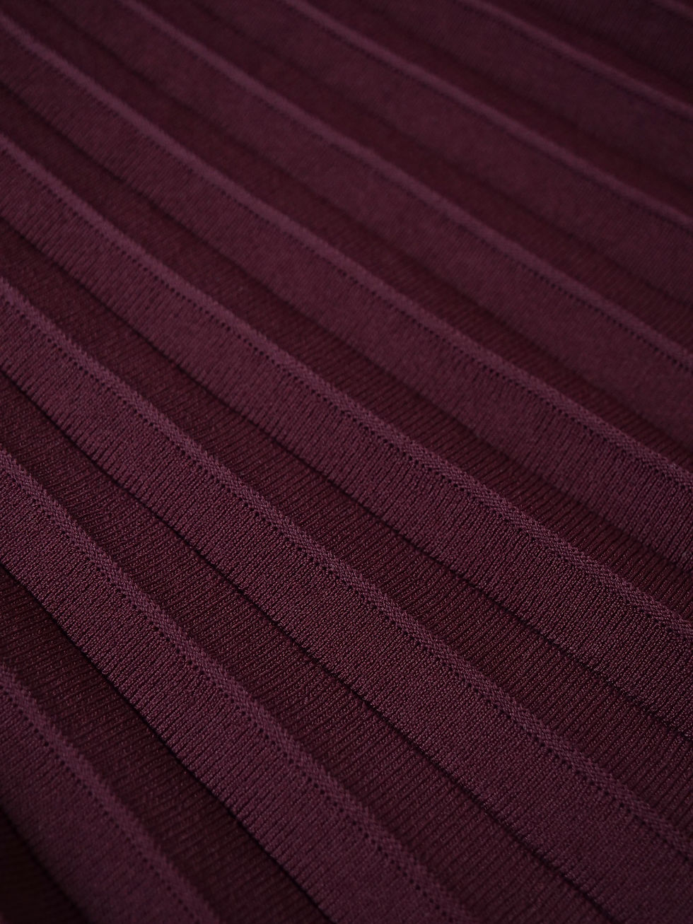 Thumbnail: Sandro Burgundy Knit Strap Dress | UK 10