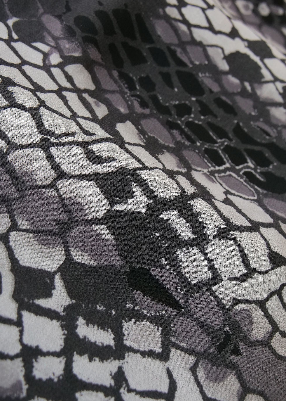 Thumbnail: Mint Velvet Lucy Snake Print Midi Dress | UK 8
