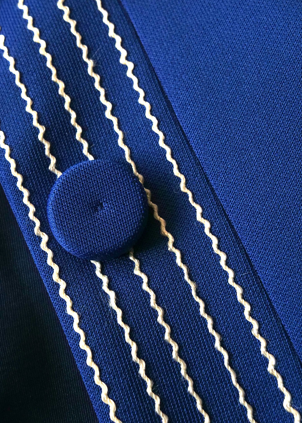 Thumbnail: Pinko Stipato Blue Jacket | UK 14