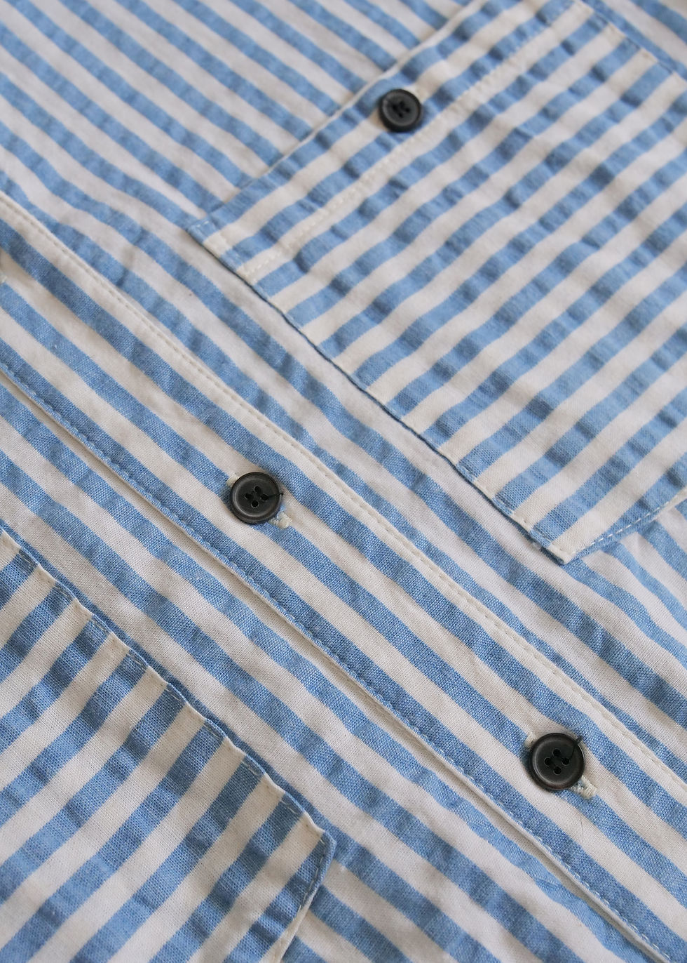 Thumbnail: Creatures of Comfort Striped Shirt Dress | XS