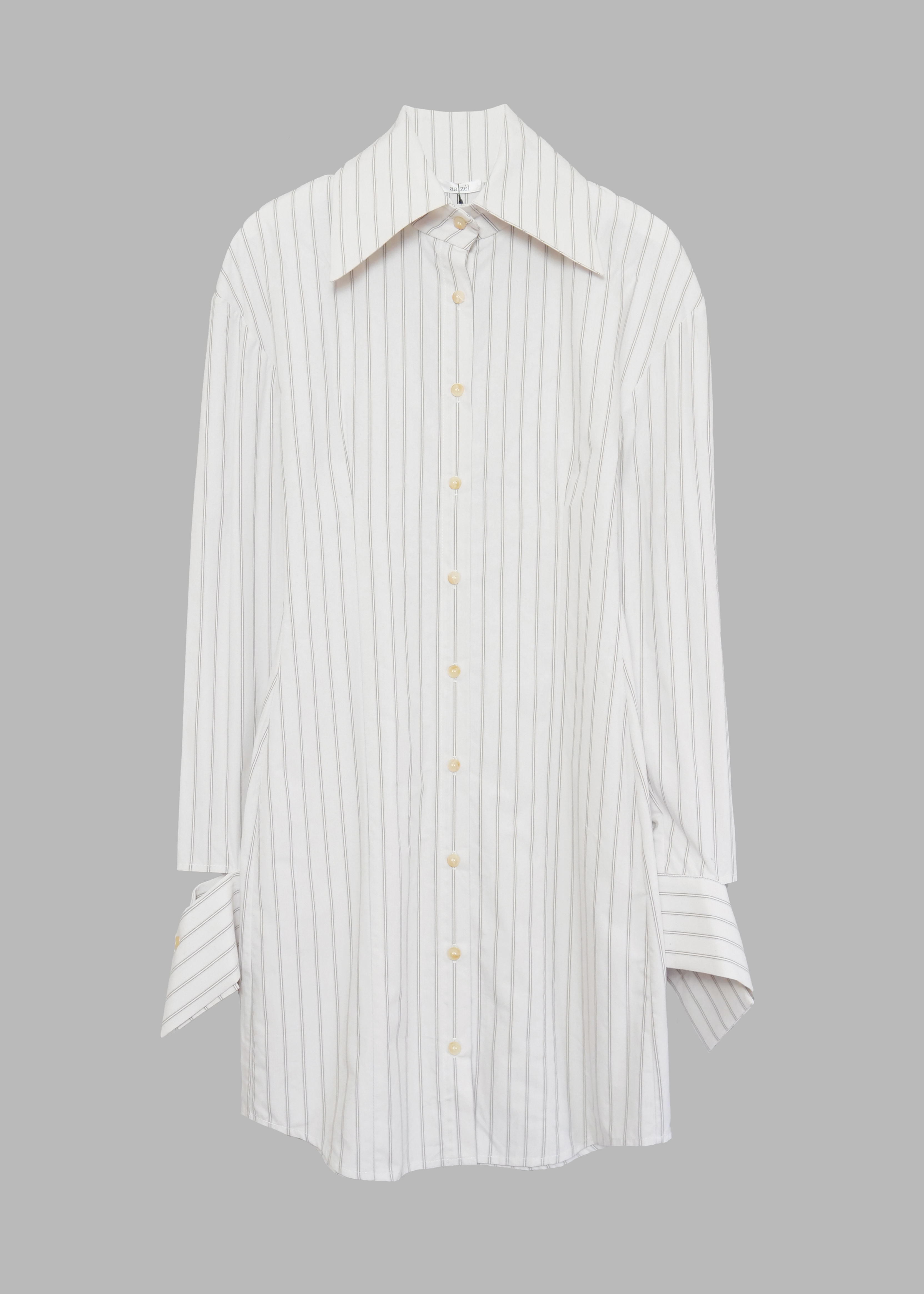 Aaizél Mini Stripe Shirt Dress | UK 6
