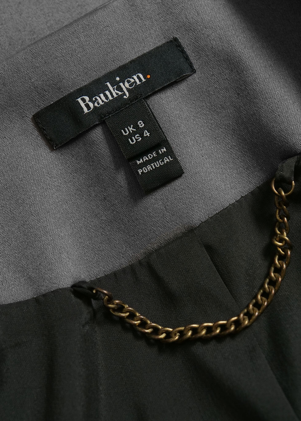 Thumbnail: Baukjen Grey Cotton Blazer | UK 8