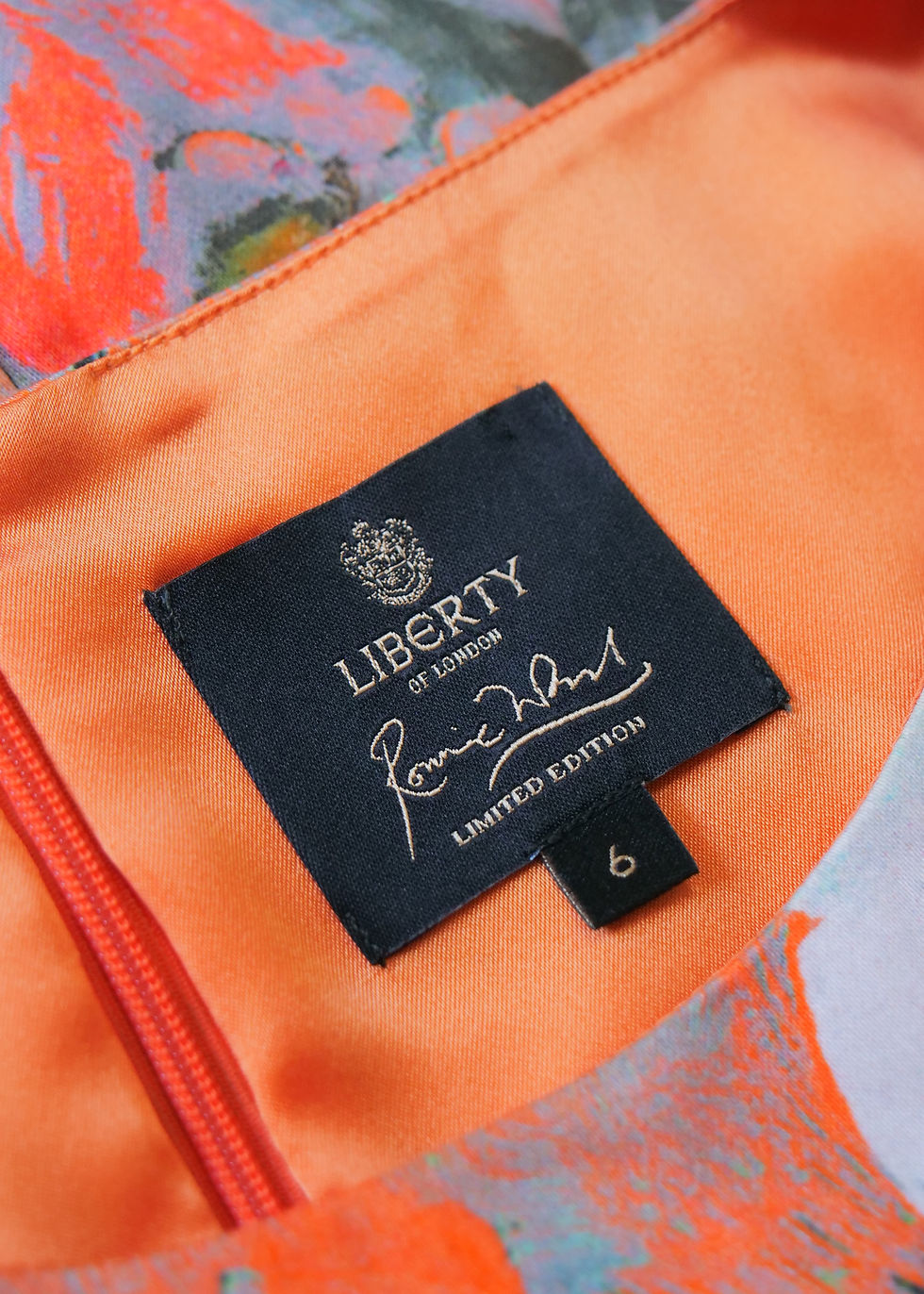 Thumbnail: Liberty Ronnie Wood Orchid Shift Dress | UK 6