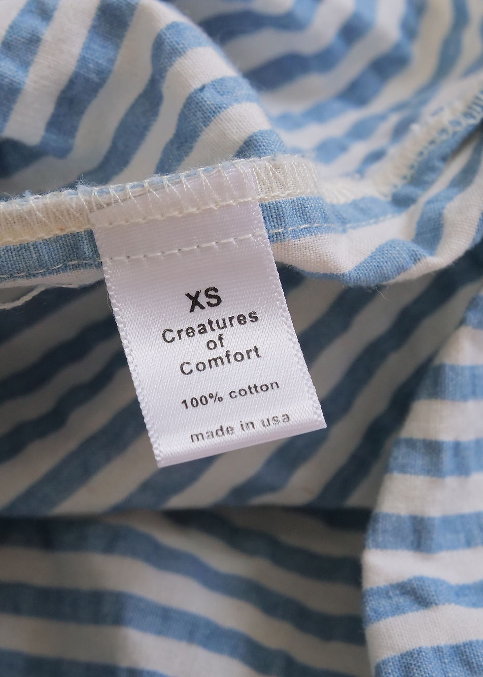 Thumbnail: Creatures of Comfort Striped Shirt Dress | XS
