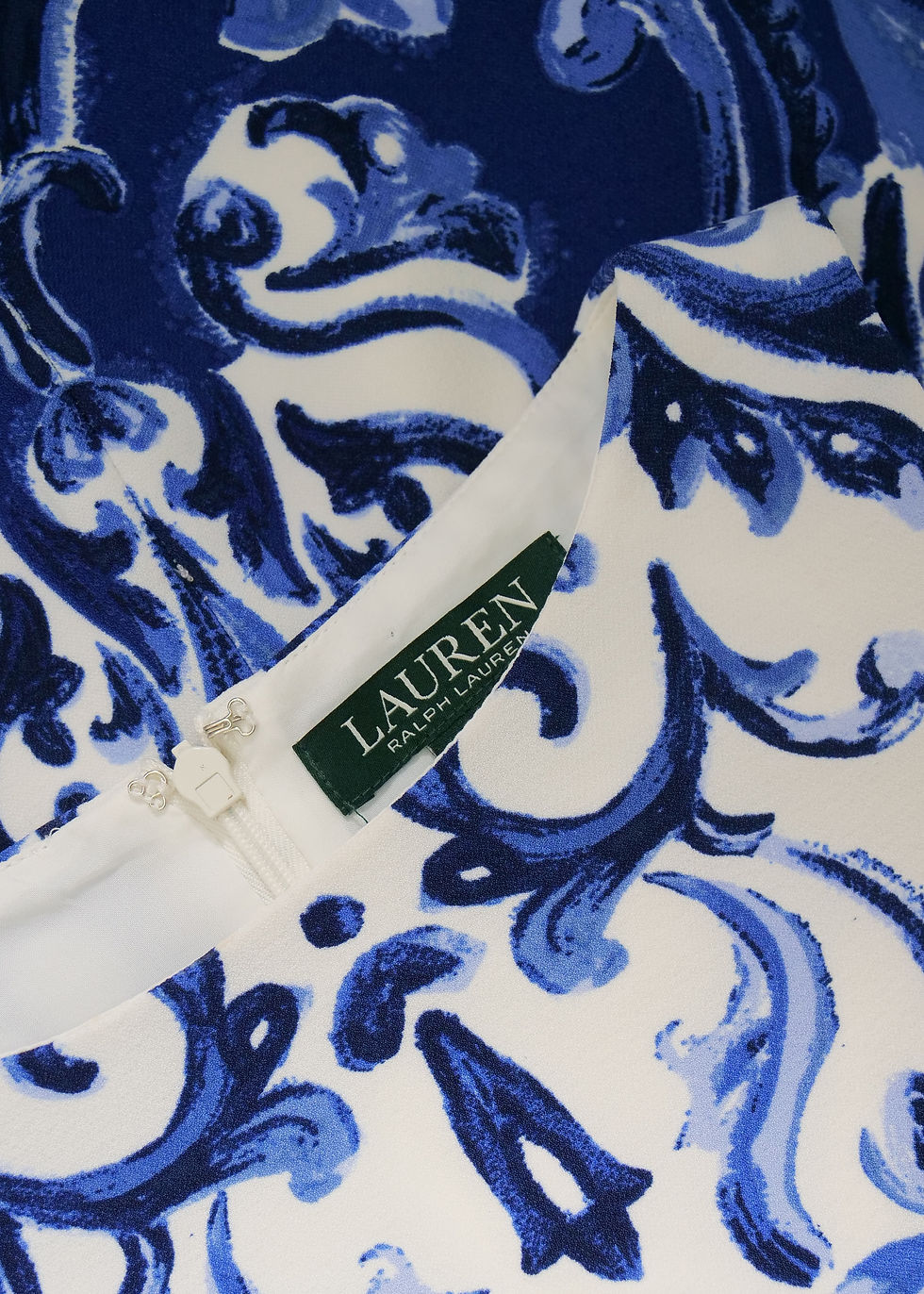 Thumbnail: Ralph Lauren Print Pencil Dress | UK 6