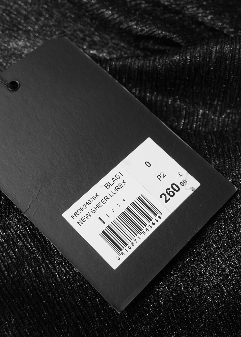 Thumbnail: The Kooples Black Lurex Mini Dress | XS
