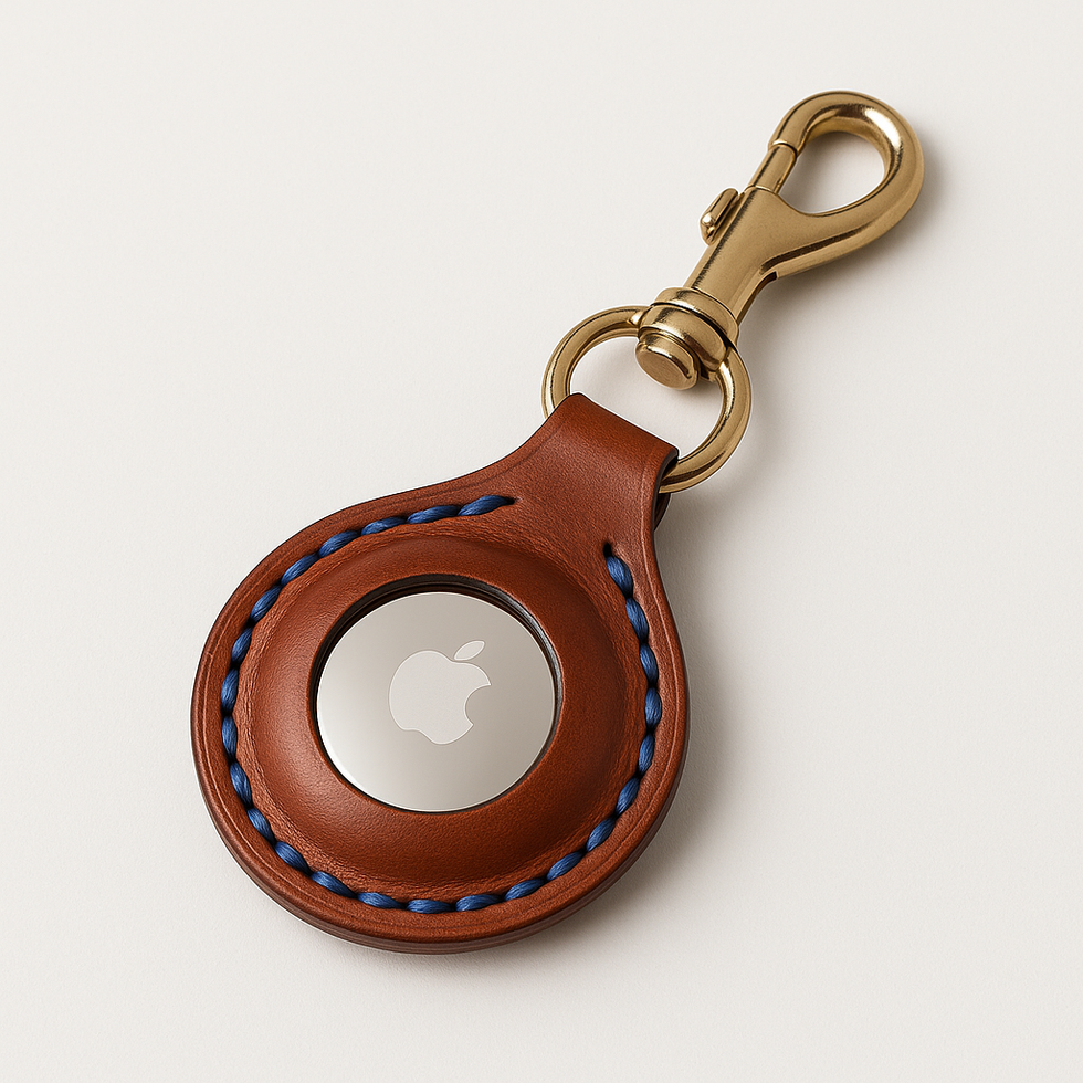 Odinis „AirTag“ raktų pakabukas su „Apple“ logotipu