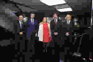 Julio Lage, Alfonso Rueda, Ana Pastor, Amancio López Seijas, José Cerdeira