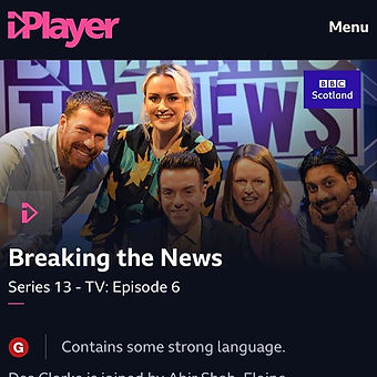 amy matthews bbc iplayer breaking the news