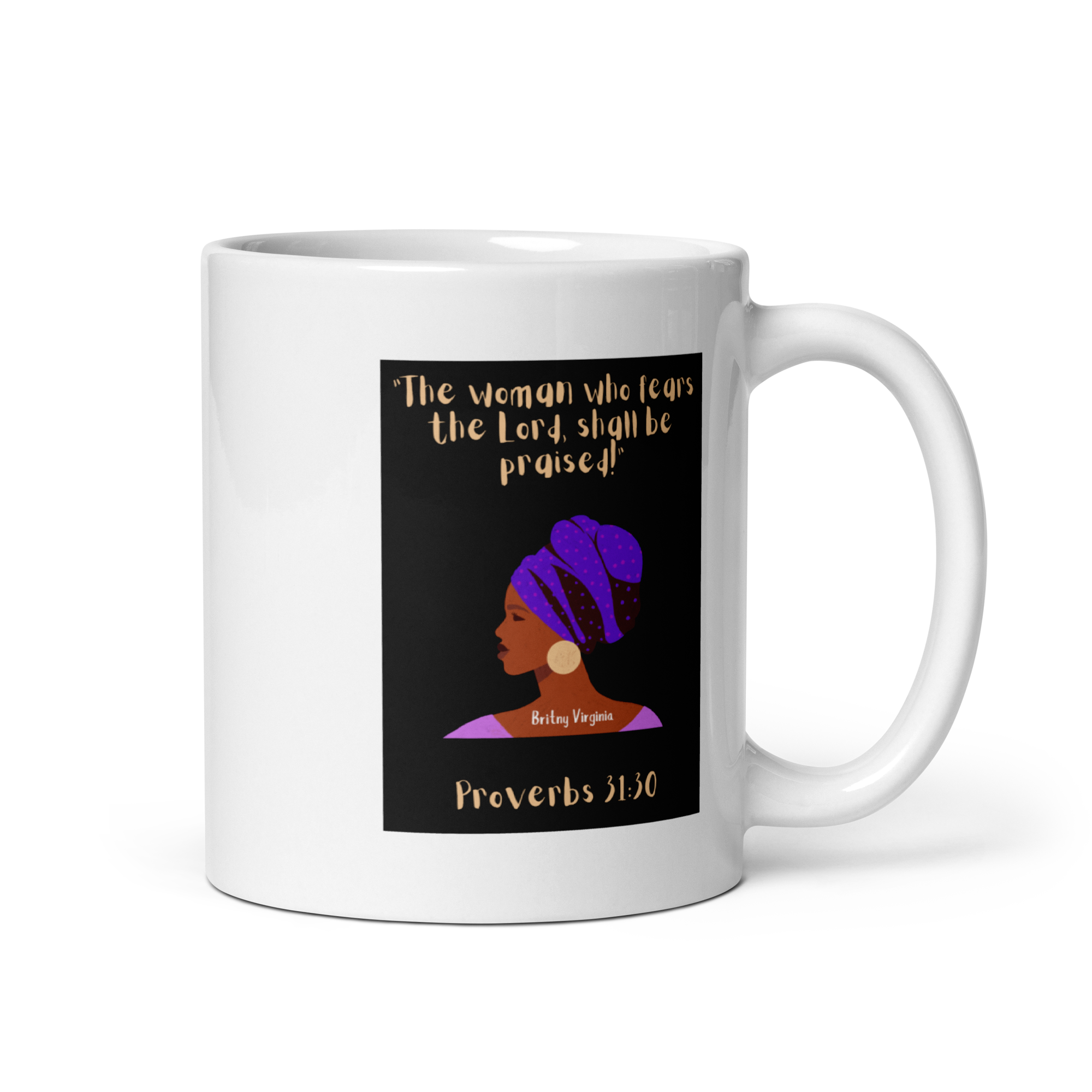 White Glossy Mug