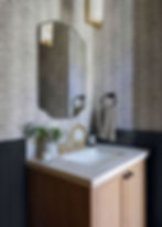 bathroom linen cabinet with hamper