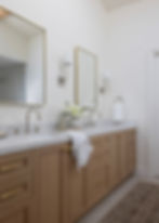 bathroom linen cabinet with hamper