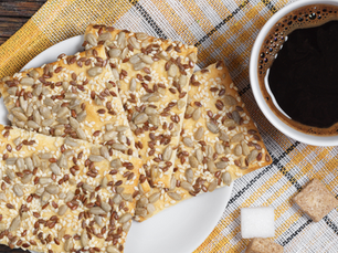 Biscoitos de sementes de grão de bico
