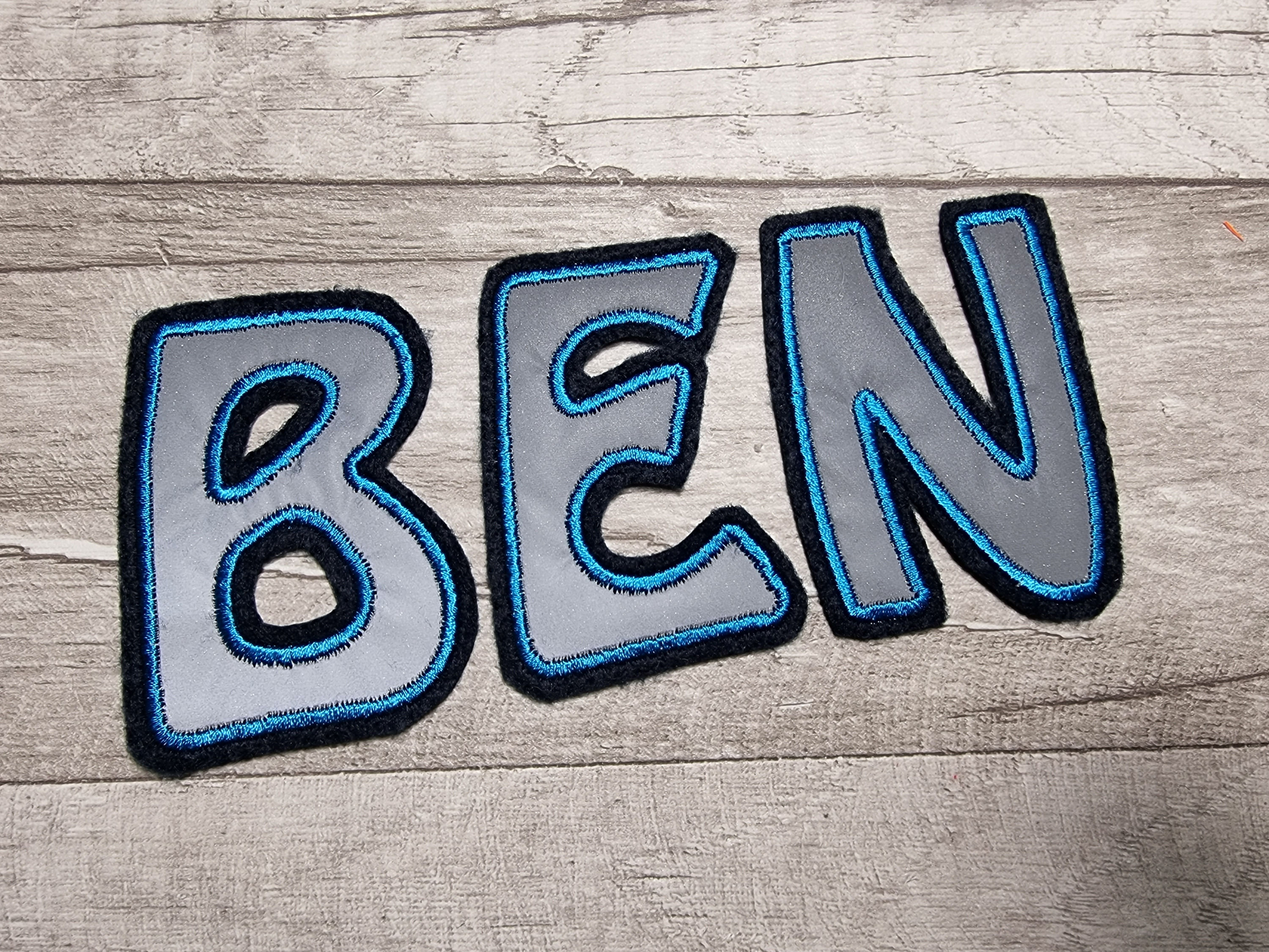 Alphabet Applikation Aufnäher "BEN"