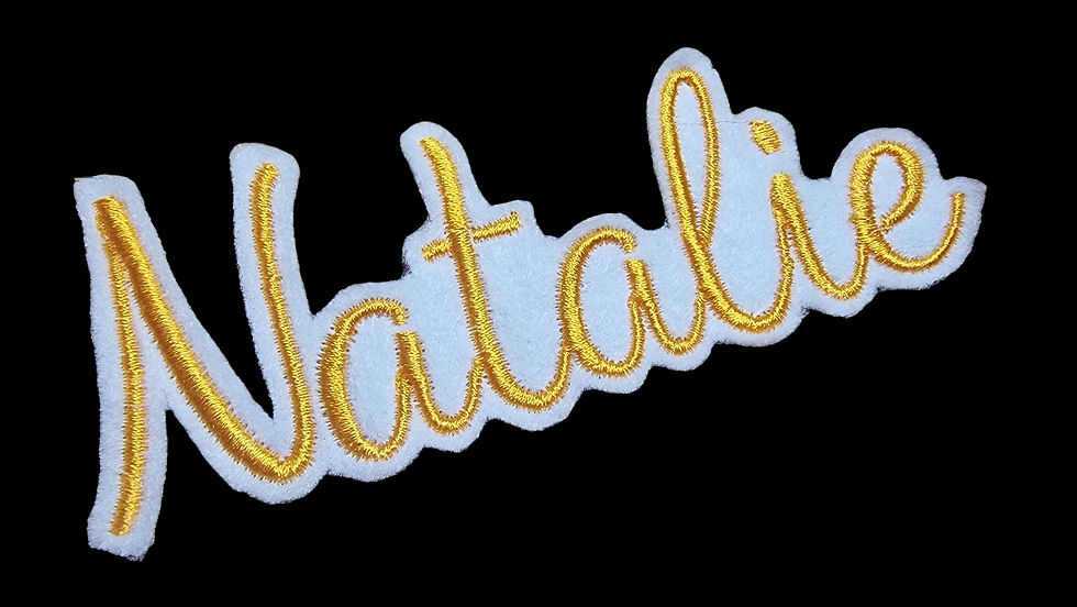 Miniaturbild: Schriftzug Namenszug Patch "Gelb" ab 3,90€