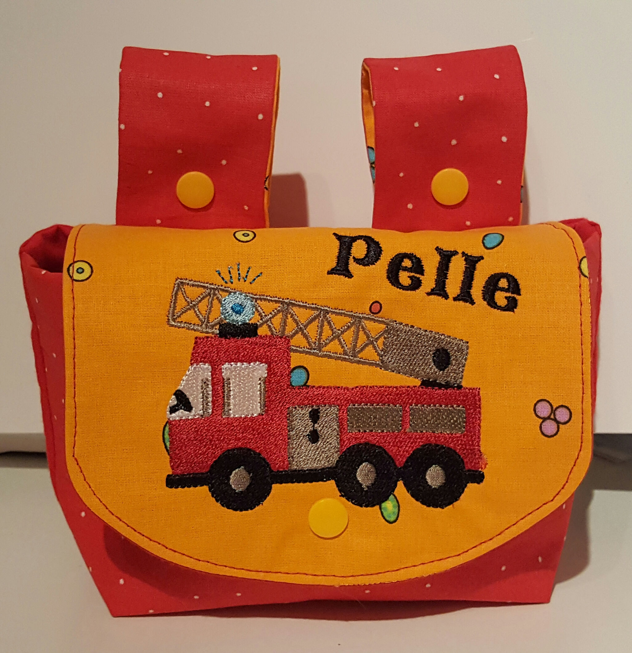 Lenkertasche Feuerwehr rot