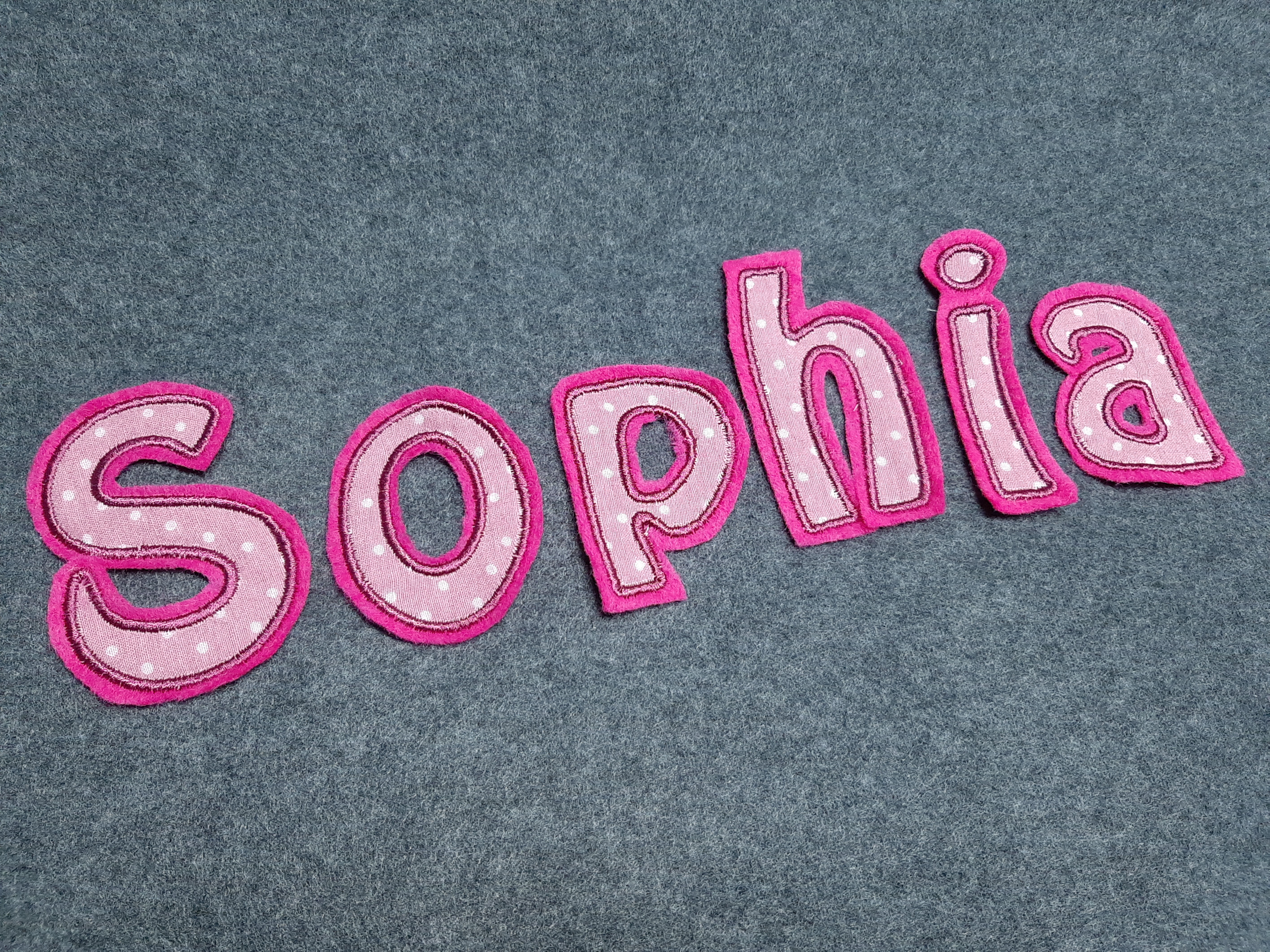 SOPHIA Aufnäher Patch (ca. 8,5 cm Höhe)