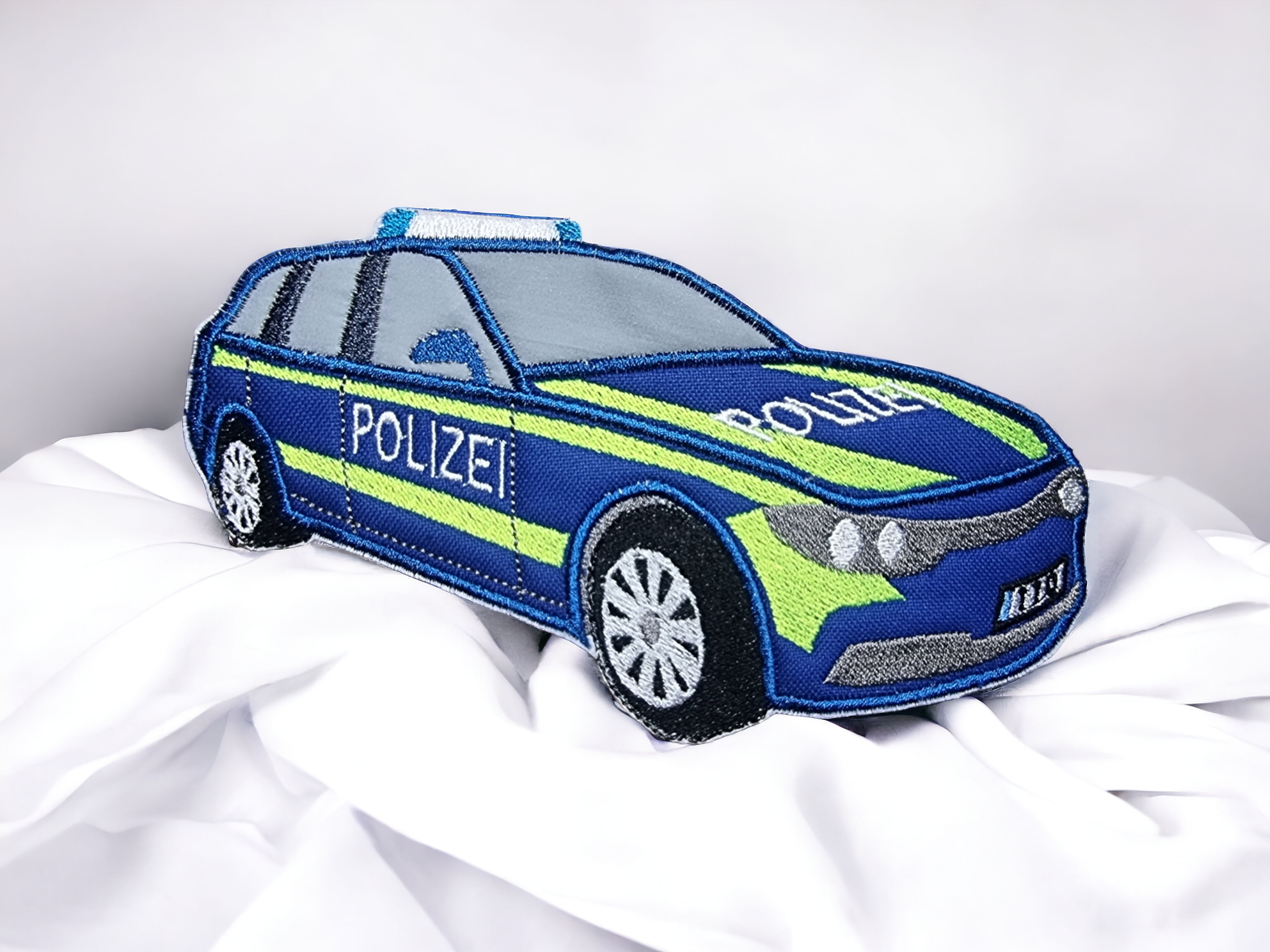 Aufnäher/ Bügelbild Polizeiauto
