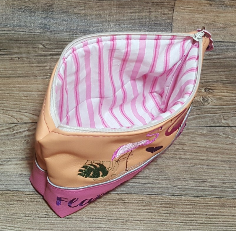 Miniaturbild: Kosmetiktasche Flamingo Love