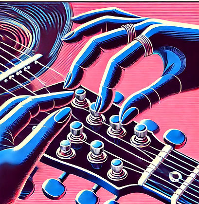 A retro-futuristic style image showing