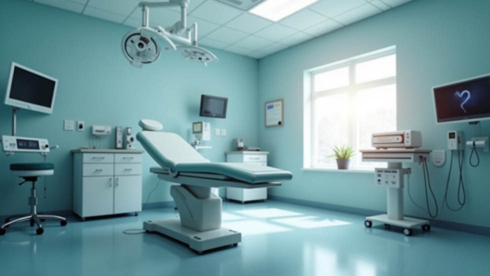 Eye-level view of a treatment room at Infinite Health IMC with medical equipment