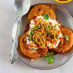 Aloo Tikki Chaat - 2pcs
