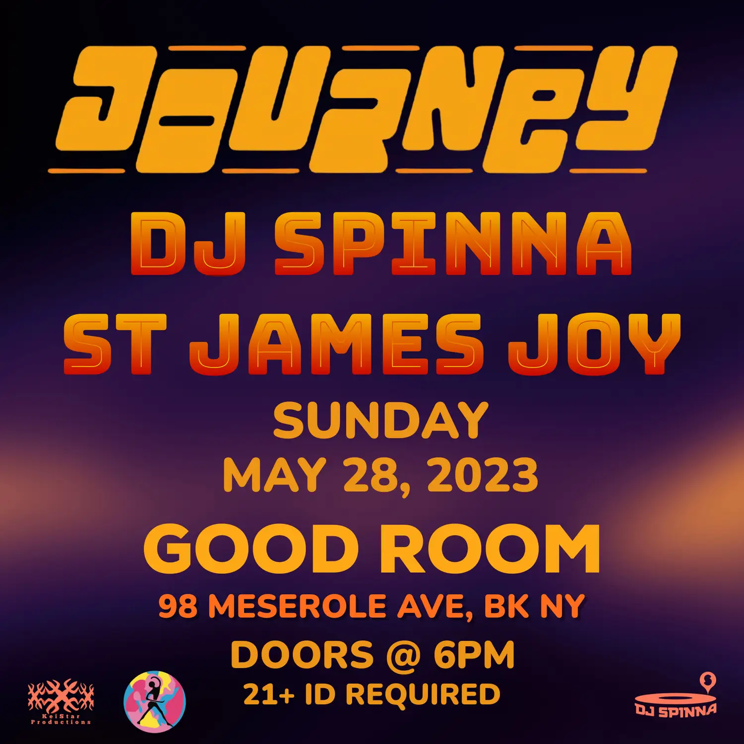 JOURNEY With DJ Spinna & Saint James Joy