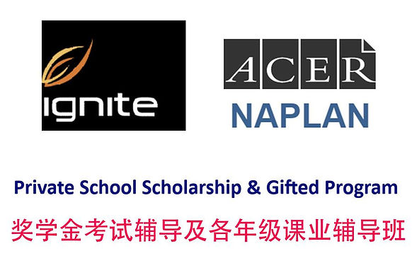 Exam preparation for IGNITE, NAPLAN and private school Scholarship