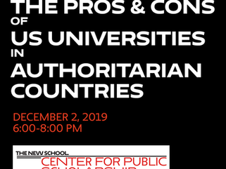 The Pros and Cons of US Universities Operating Campuses and Centers in Authoritarian Countries