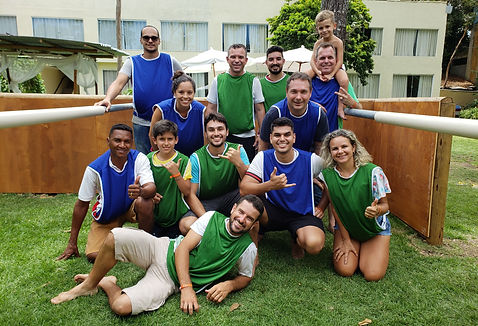 Pebolim Humano no Anama Family Club Hotel