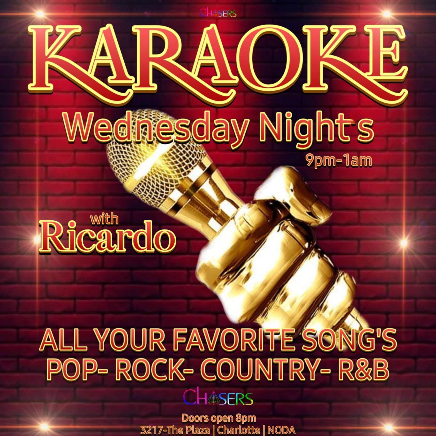 Karaoke Night at Chasers