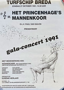 Affiche Princenhage's Mannenkoor uit het archief 