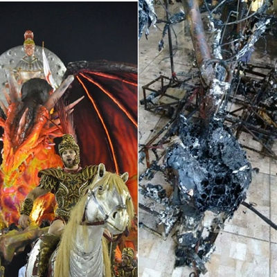 Obra do artista plástico Raimundo Rodriguez some nas cinzas de um crime misterioso em Nova Iguaçu