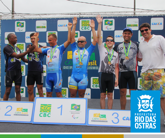 Competições da Copa Brasil de Paraciclismo agitou Rio das Ostras