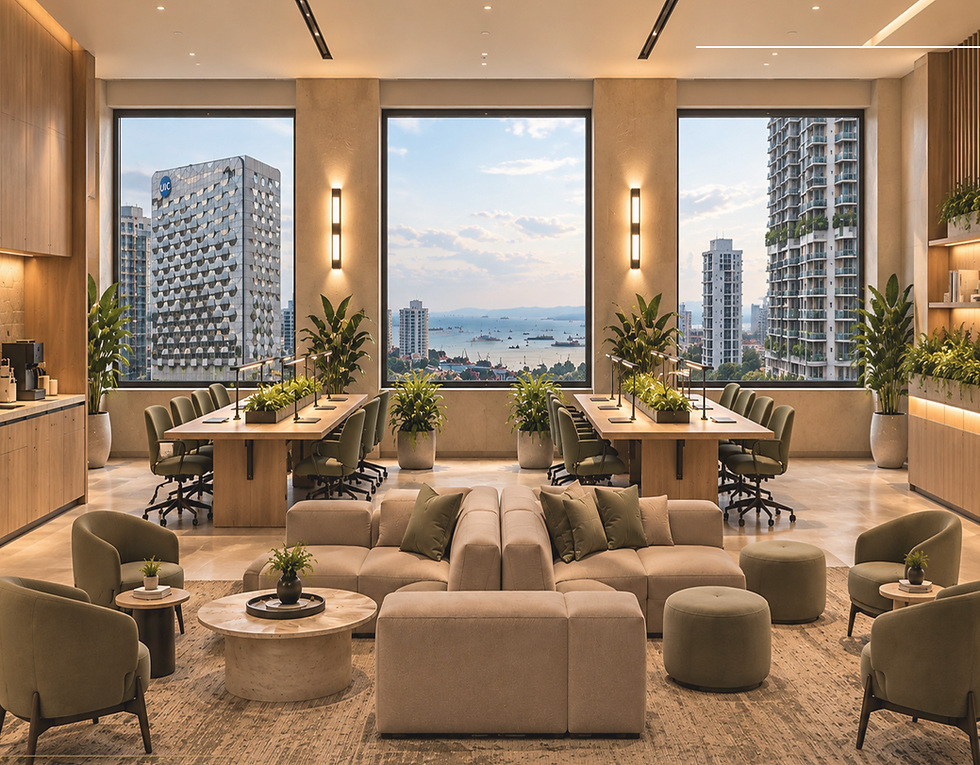 JHub OUE Downtown coworking space tanjong pagar
