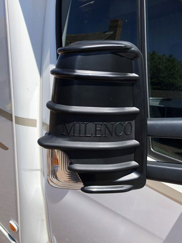 Spiegelschutz Bumper für Mercedes Sprinter ab Baujahr 2007 Set 2 Stück, schwarz