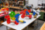 Giochi in legno colorati MyFunGiochi in officina