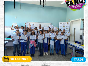 Oficina nº 15 – LerComunica – leitura e literatura, realizada dia 10/04/2025, na Escola Municipal Professor Afonso Temporal, no turno VESPERTINO, com a turma do 5º ANO D, do fundamental 1