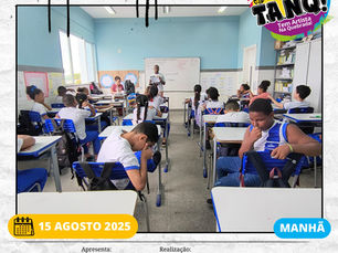 Oficina de Música voltada para o RAP e TRAP, nº 15, realizada dia 15/08/2025, na Escola Municipal Professor Afonso Temporal, no turno matutino, com a turma do 4º ANO A, do ensino fundamental 1: