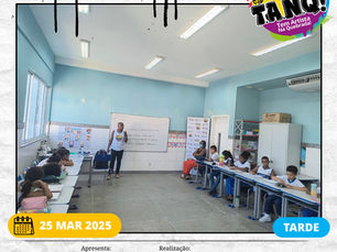 Oficina nº 10 – LerComunica – leitura e literatura, realizada dia 25/03/2025, na Escola Municipal Professor Afonso Temporal, no turno vespertino, com a turma do 5º ANO C, do fundamental 1