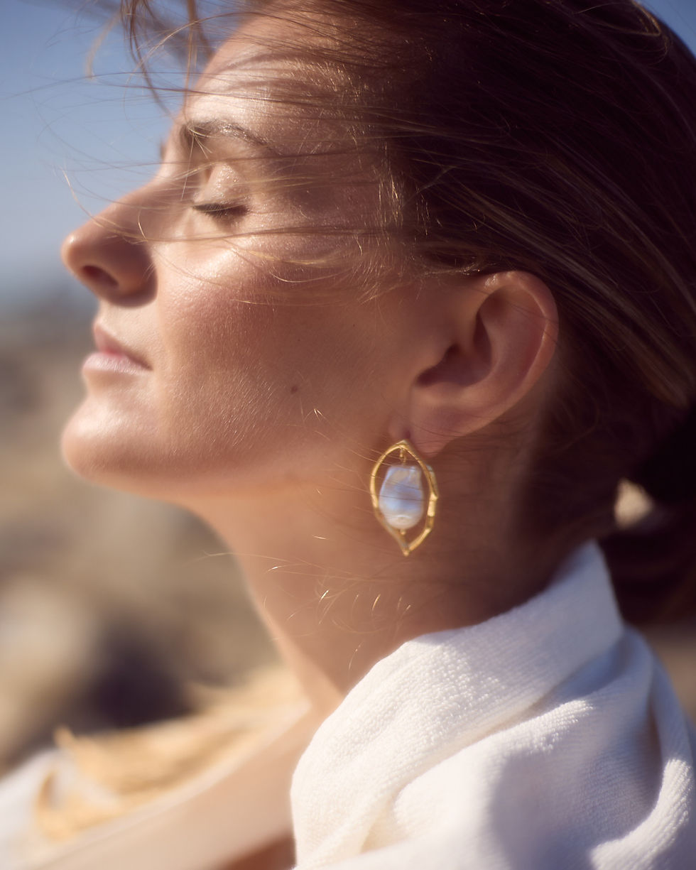 Keshi Pearl Earrings