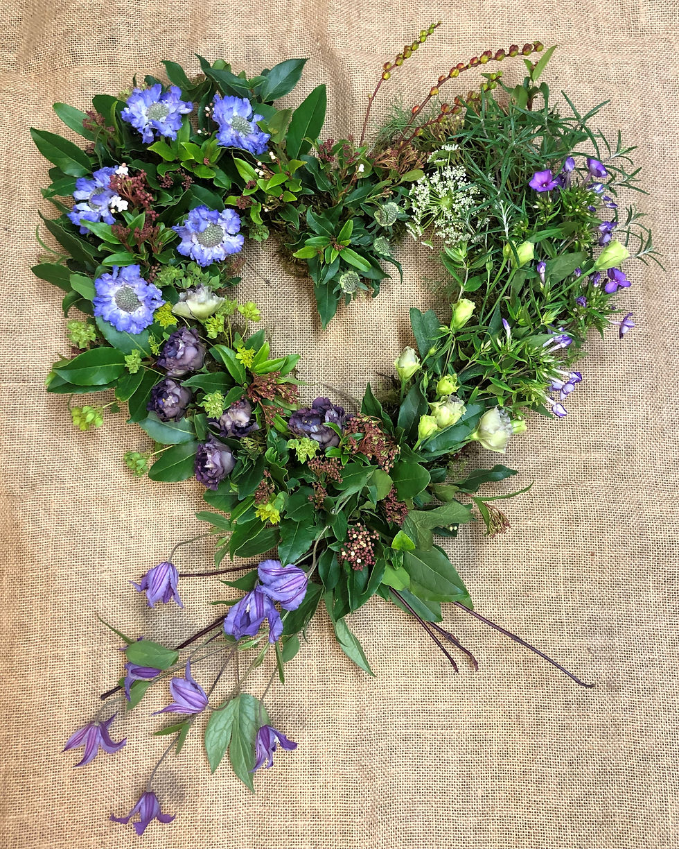 Heart with Clematis Trail