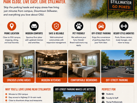 Apartments Near Stillwater With High-Speed Internet Included: What to Look For