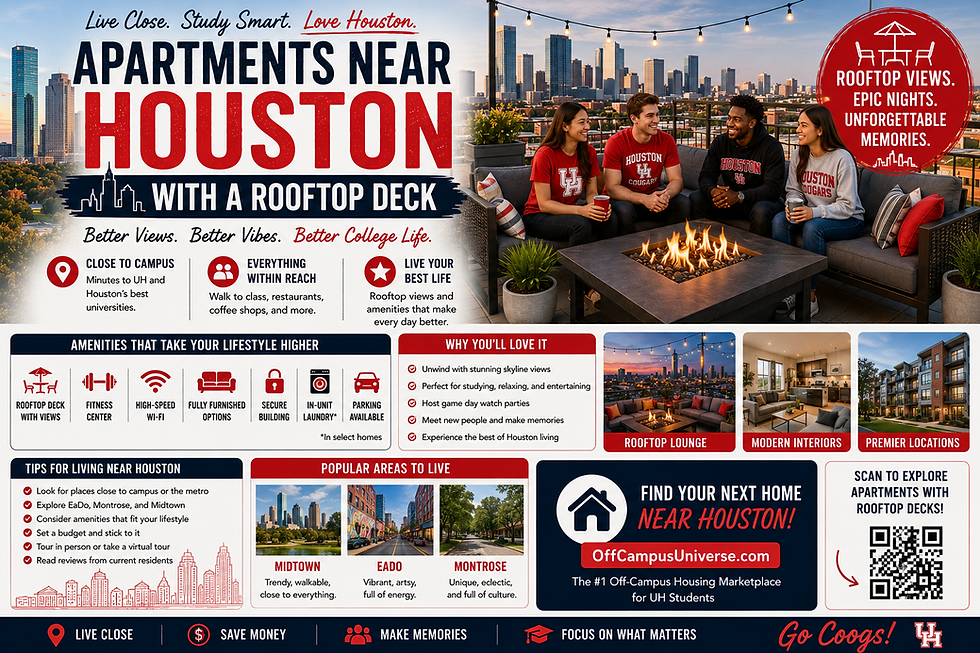 apartments near houston with a rooftop deck