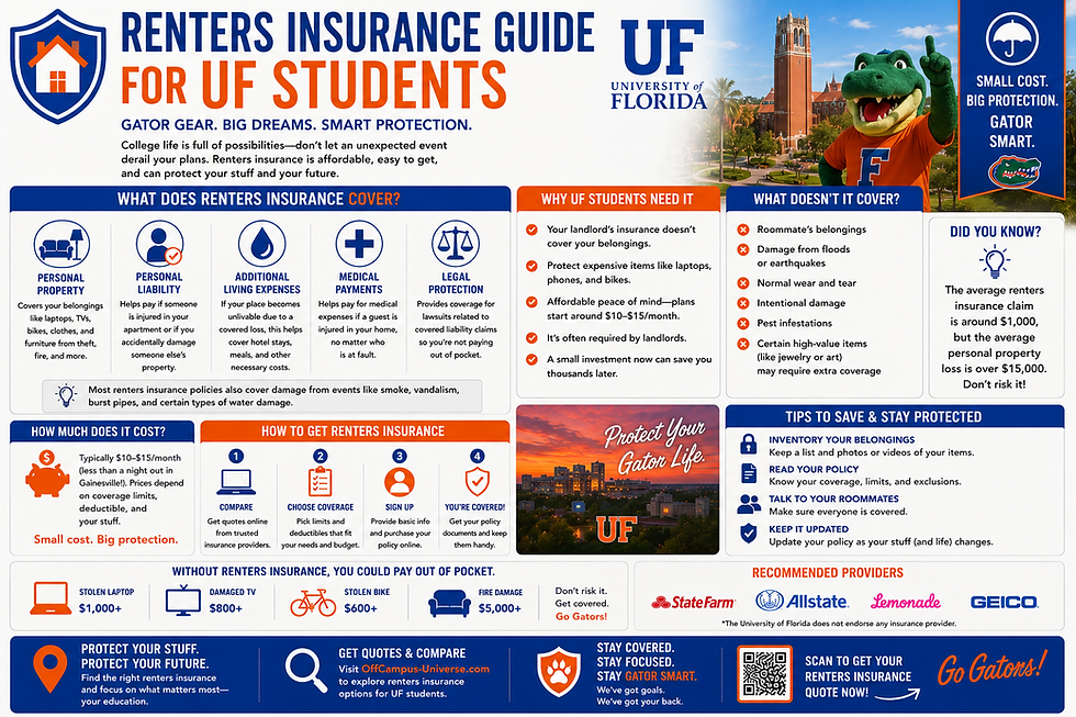 Renters Insurance Guide for UF Students