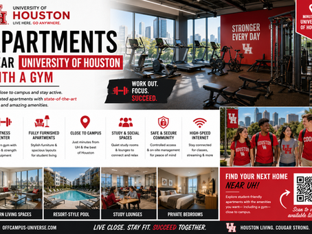 Apartments Near University OF Houston With A GYM: What's Included and What It Costs