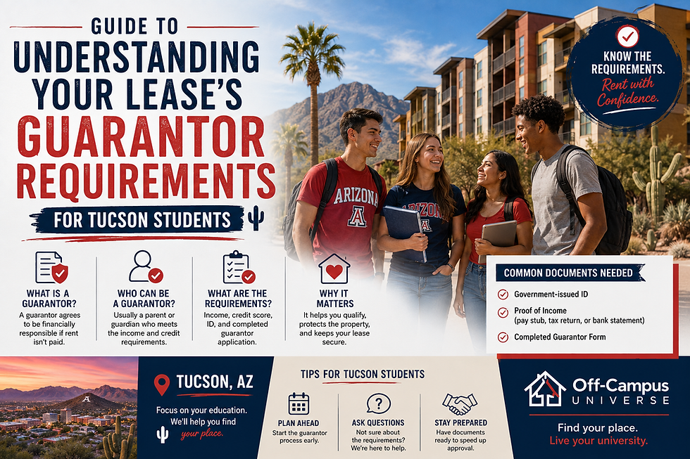 guide to understanding your lease's guarantor requirements for tucson students